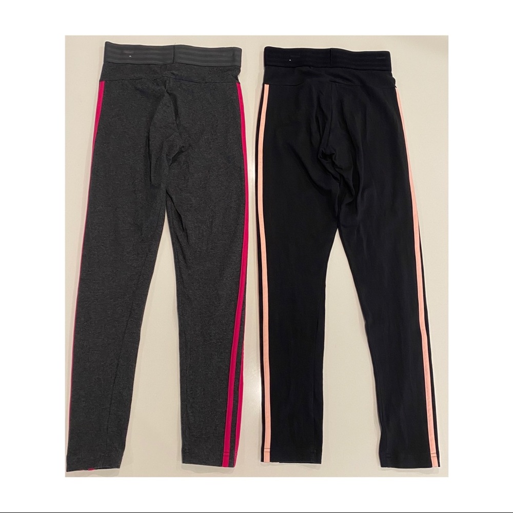 Womens Adidas Cotton striped pants 2 pairs - Picture 3 of 10